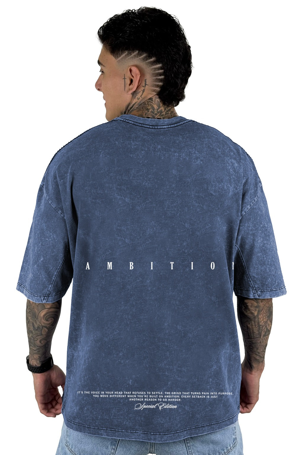 Oversize Sky Azul 777 Ambition alto gramaje