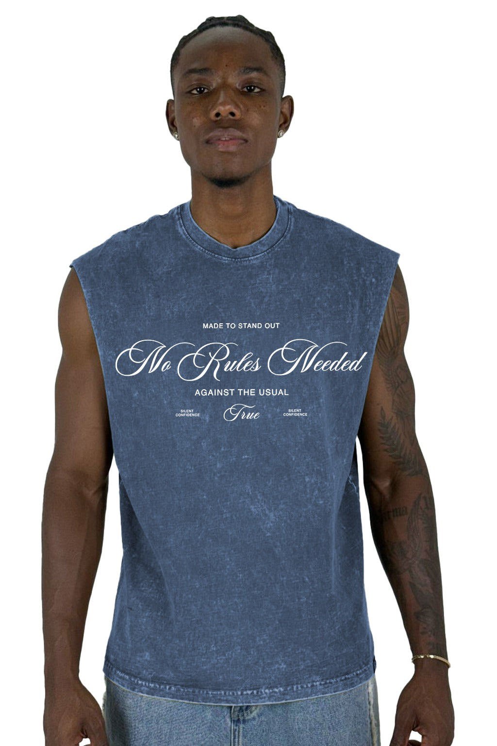 Camisilla sky Azul No Rules Needed