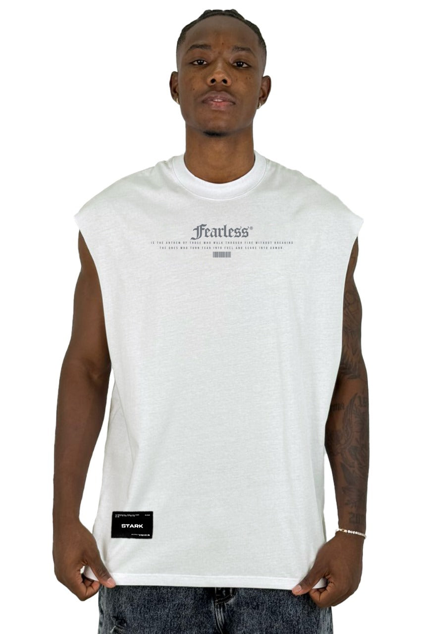 Camisilla crudo FEARLESS alto gramaje