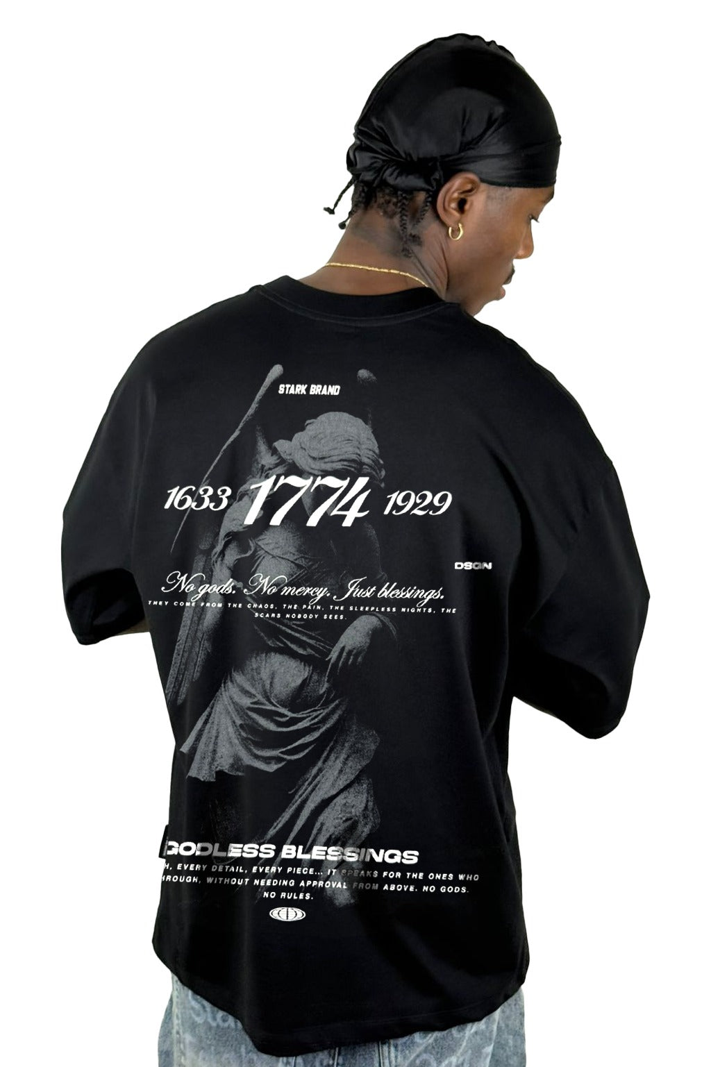 Oversize Negra Godless Blessing 1774 Alto Gramaje
