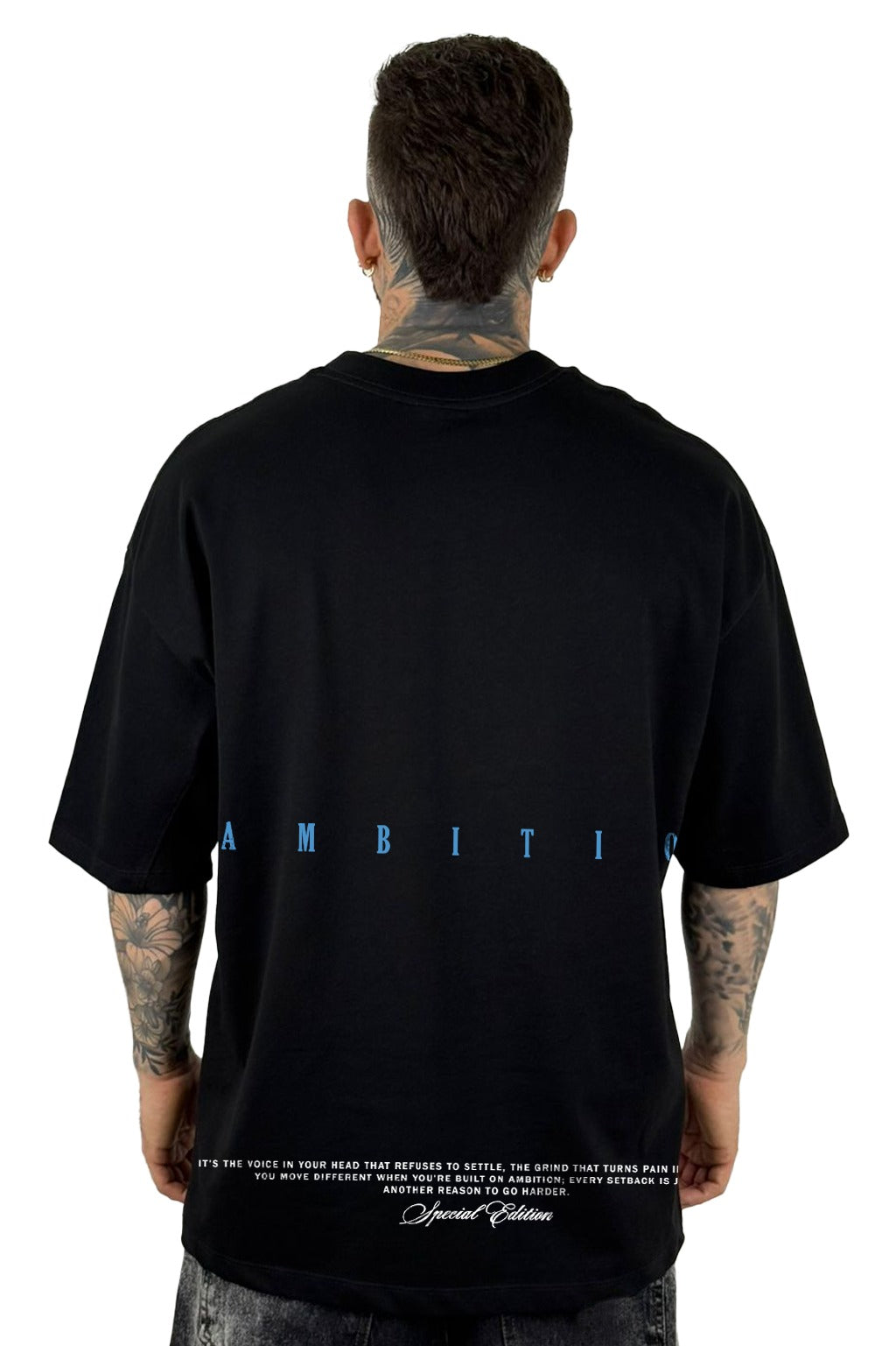 Oversize Negra Ambition 777 Alto Gramaje