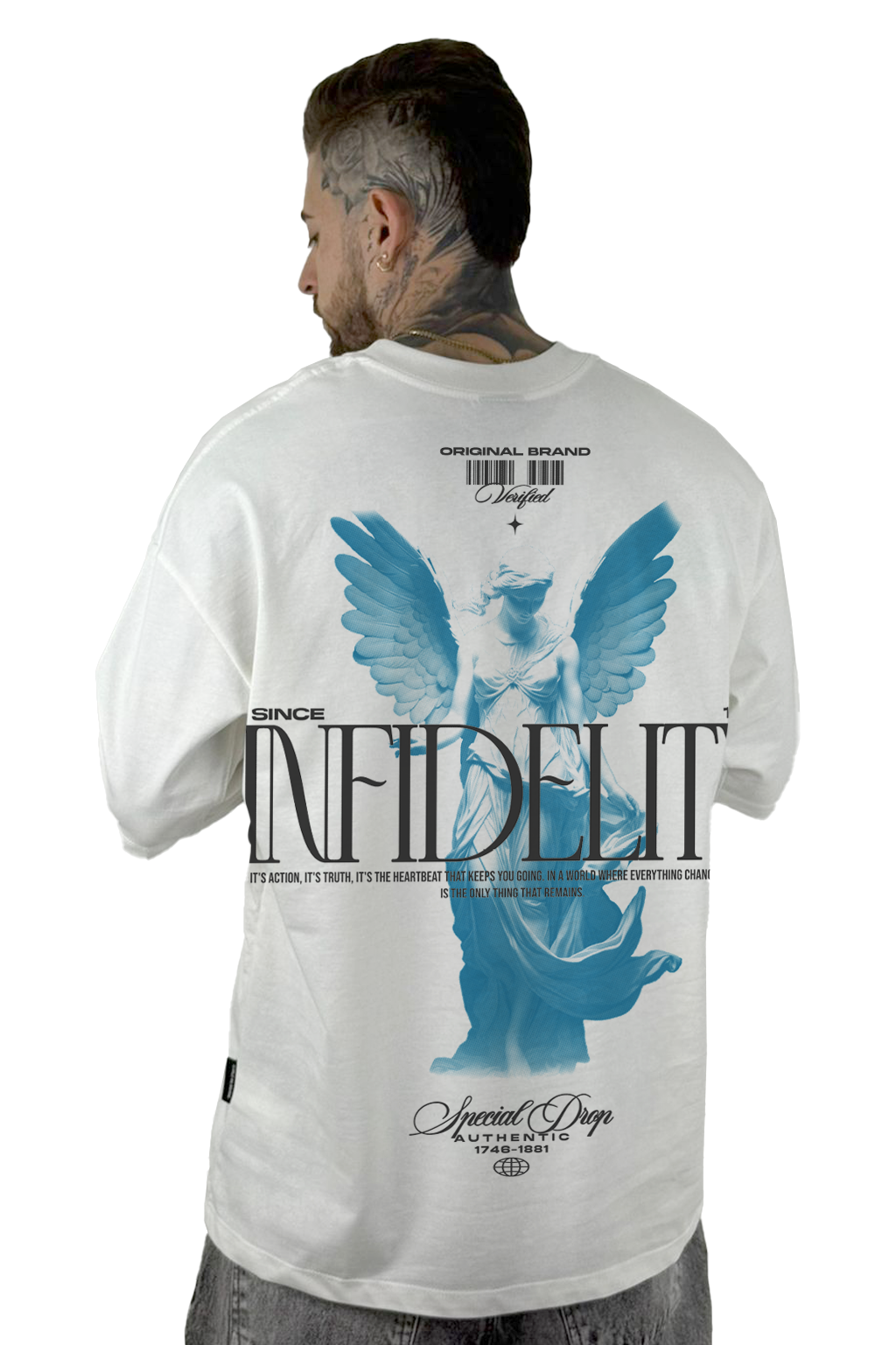 Oversize Blanca Infidelity Alto Gramaje