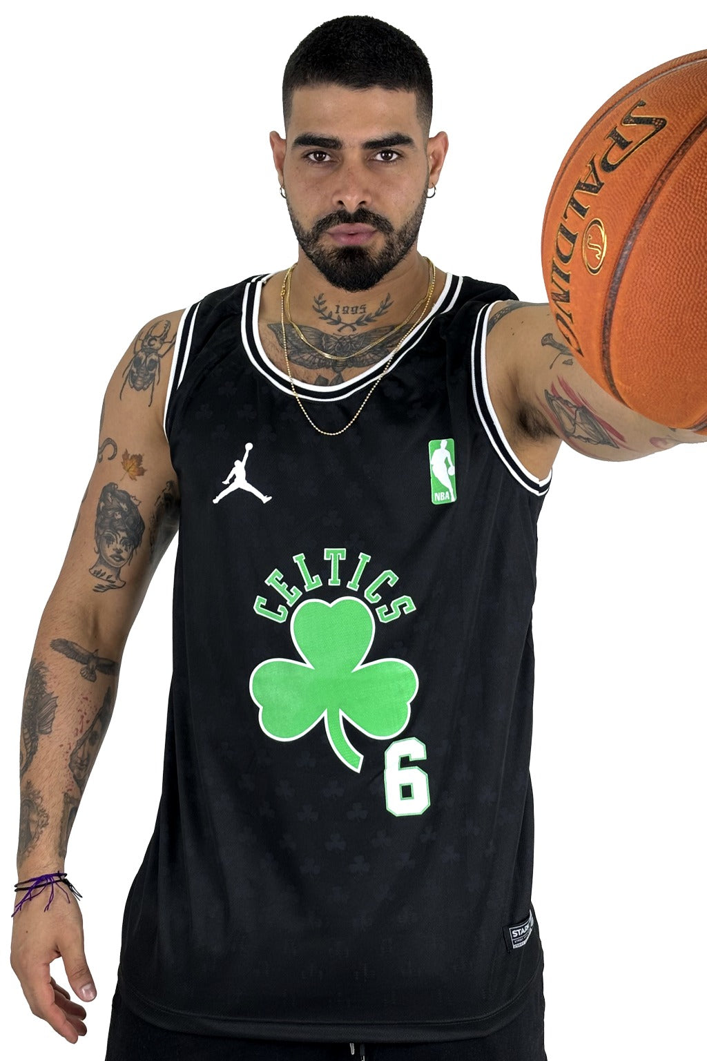 Camisilla Negra Celtics 6