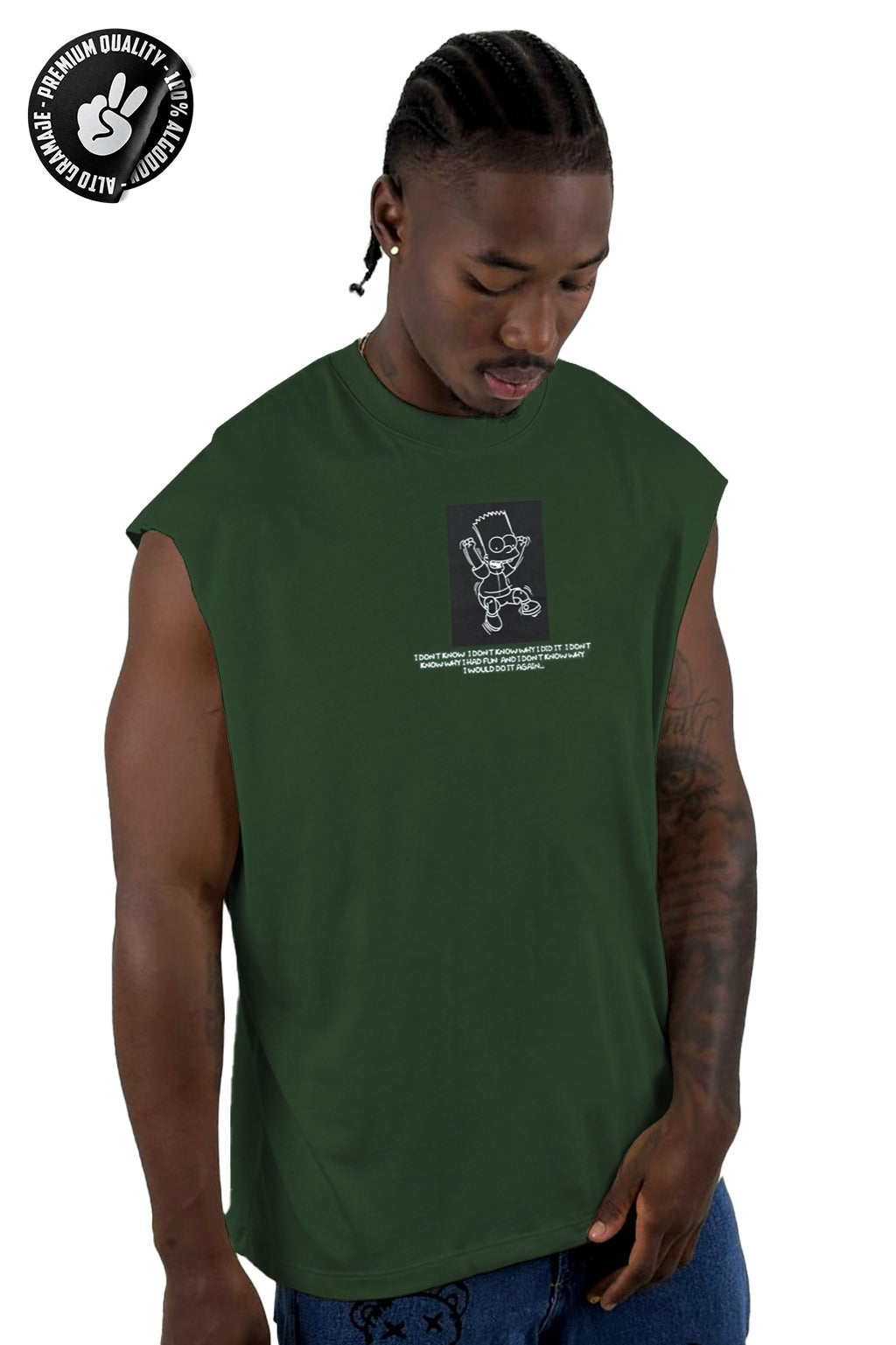 Camisilla verde botella brt Alto Gramaje