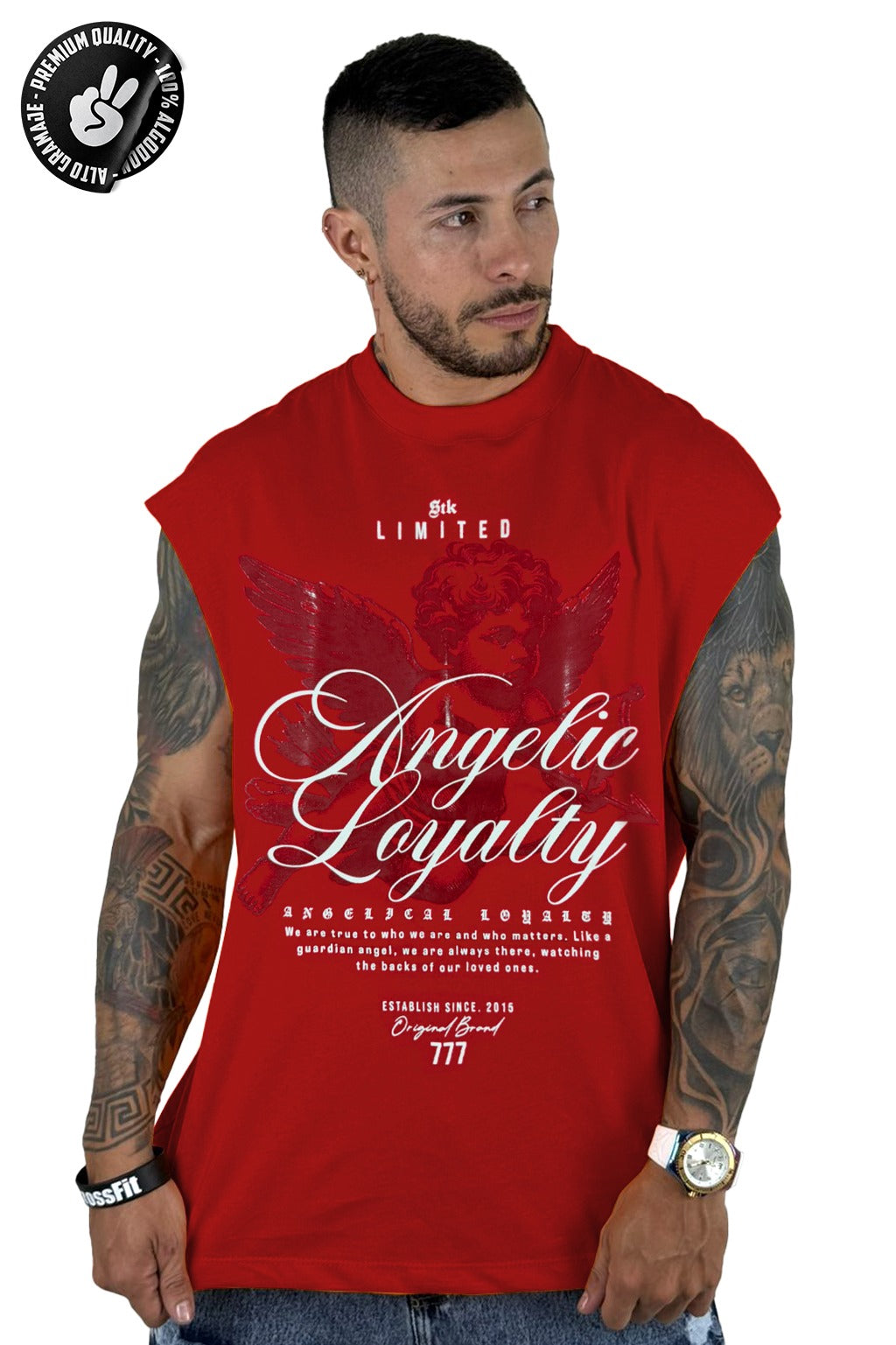 Camisilla Roja Alto Gramaje Angelic