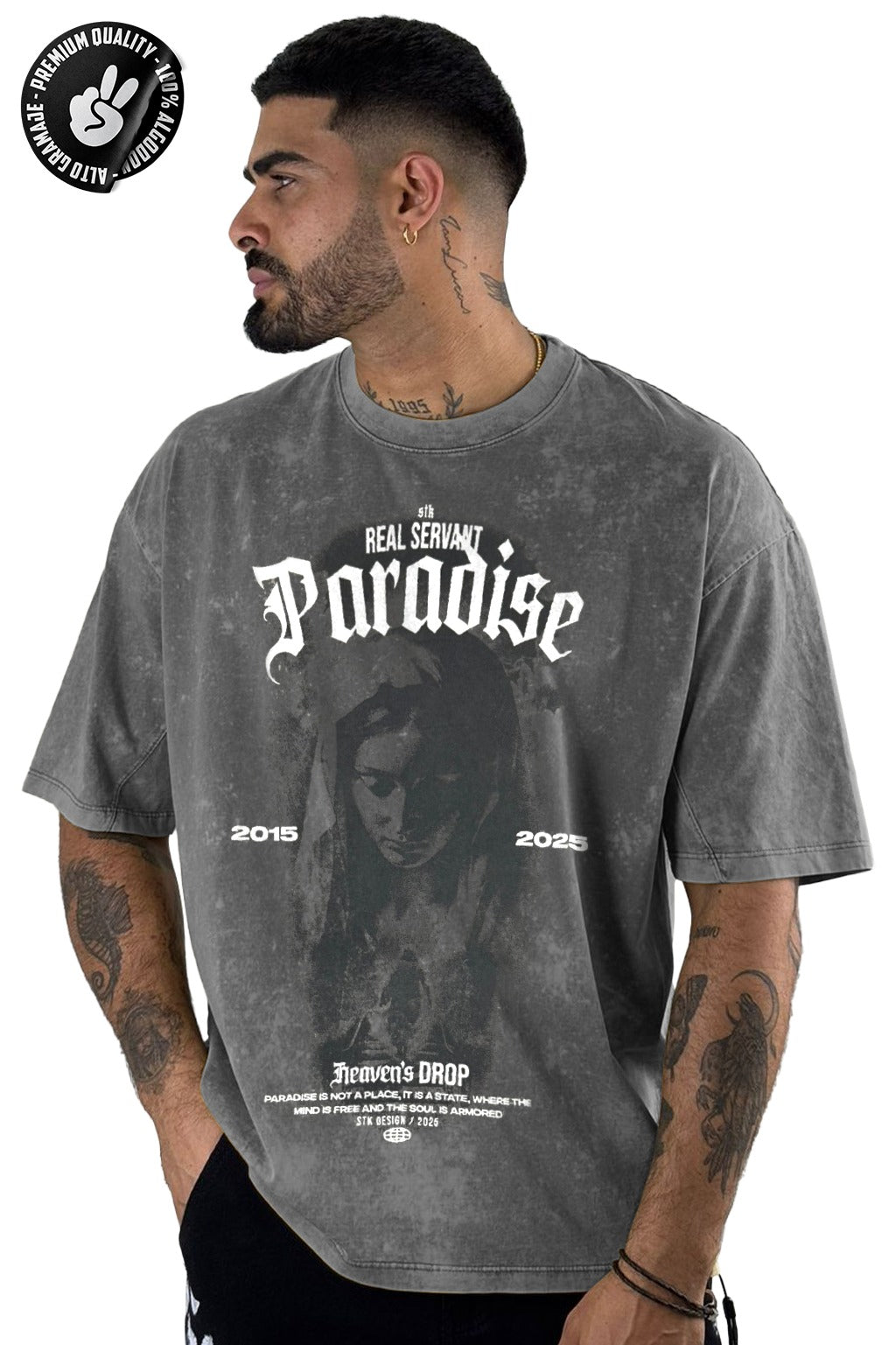 Oversize sky Gris Real Servant Paradise