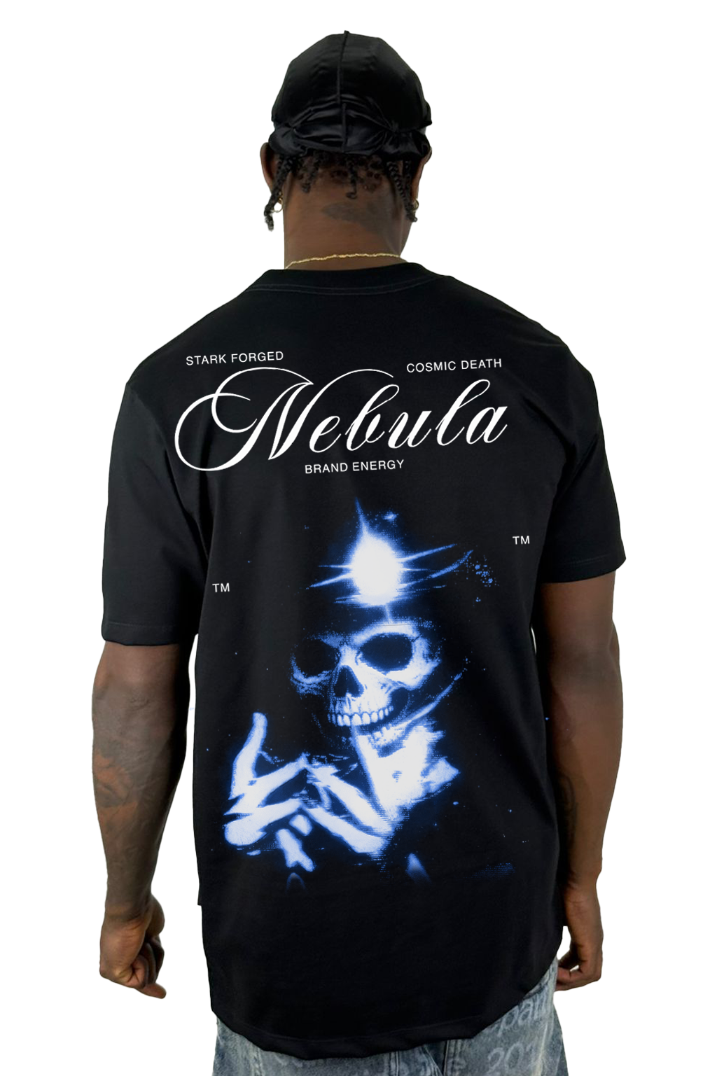 Camiseta Negra Nebula Alto Gramaje