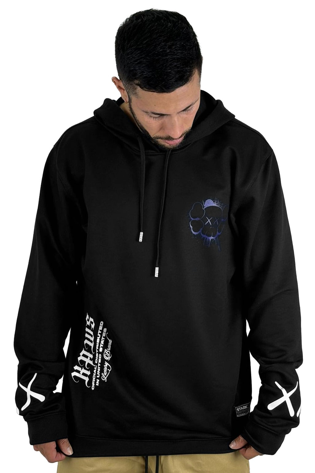 Buzo Capucha Negro Kaws Explicit Content