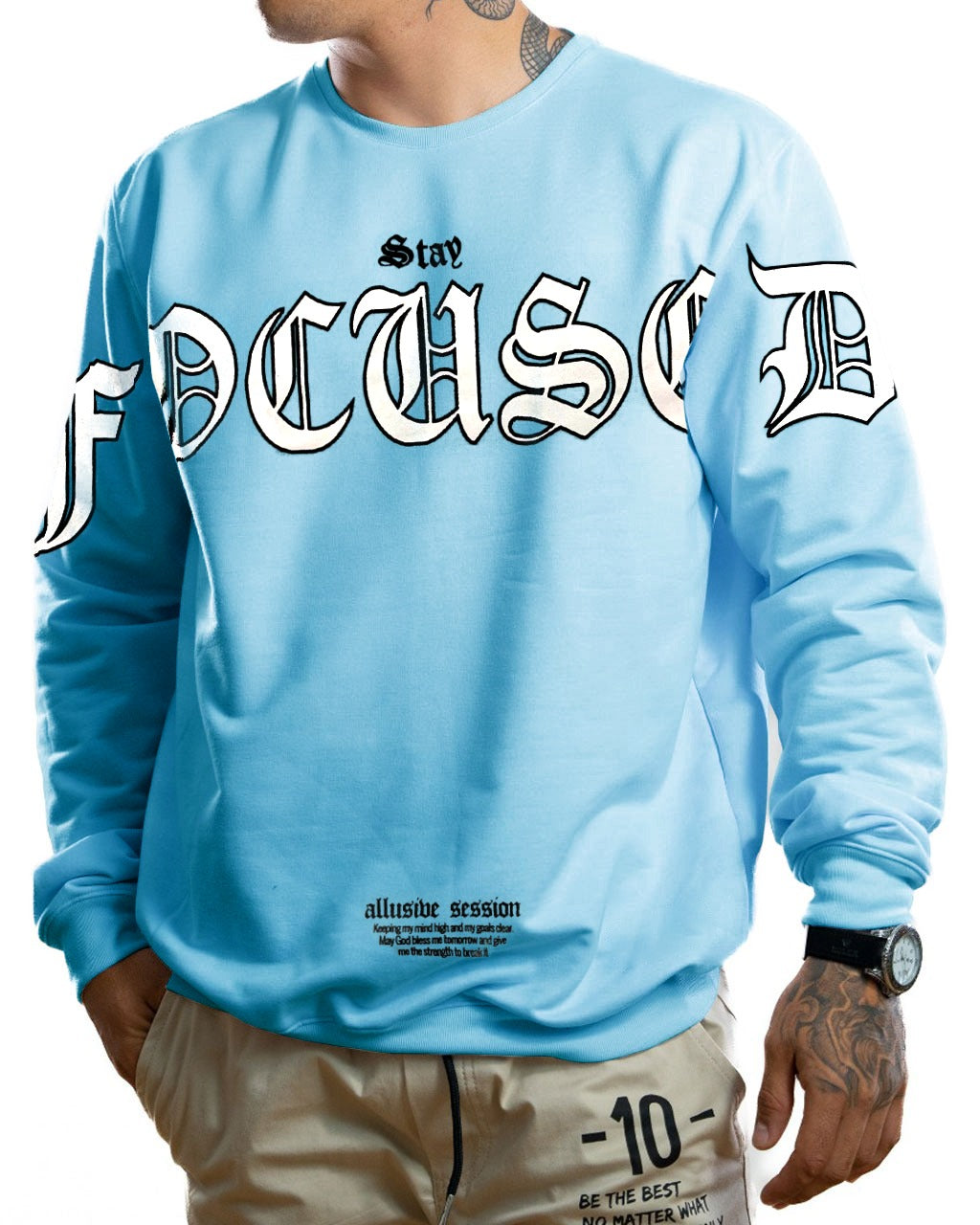 Buzo Azul Cielo Focused