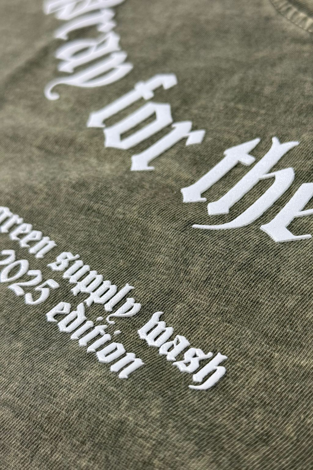 Oversize Verde Sky Pray For The Fallen