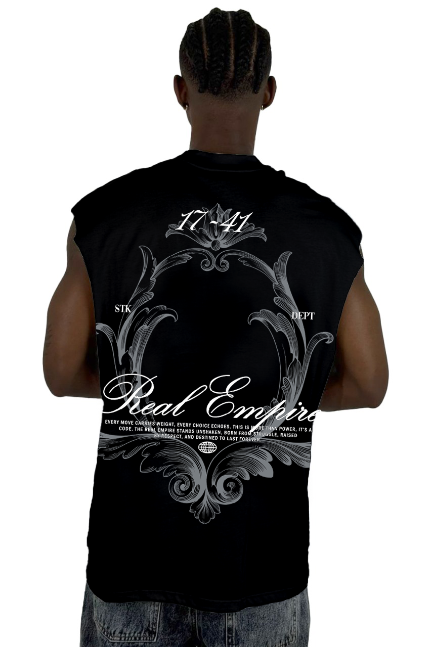 Camisilla Negra Real Empire 17-41 Alto Gramaje