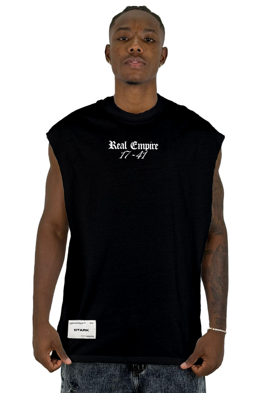 Camisilla Negra Real Empire 17-41 Alto Gramaje