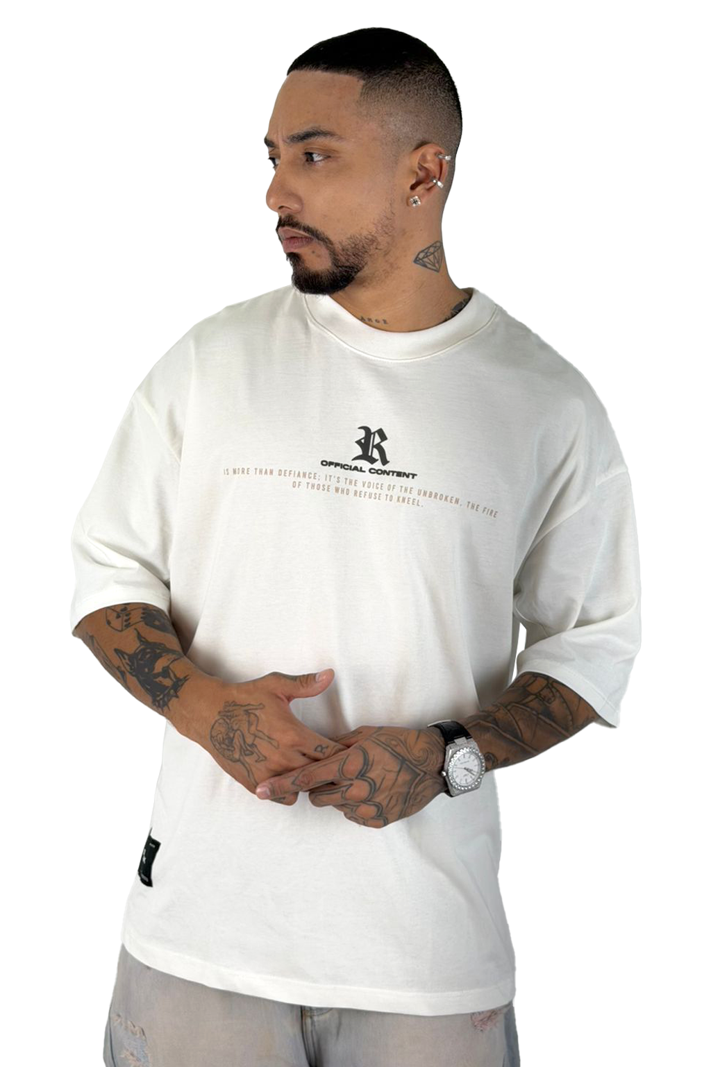 Oversize crudo REBELLION alto gramaje