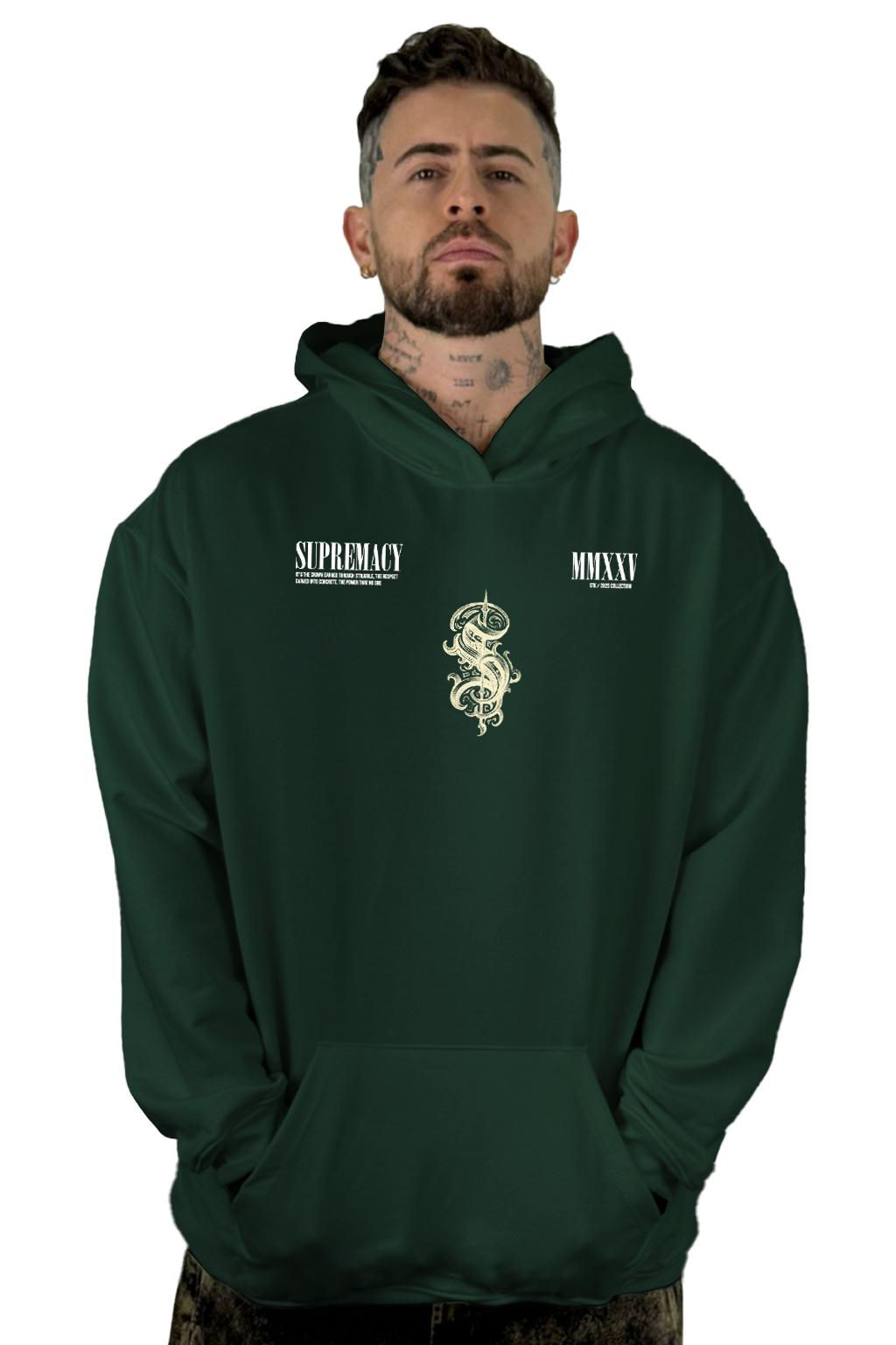 Buzo Capucha Verde Supremacy