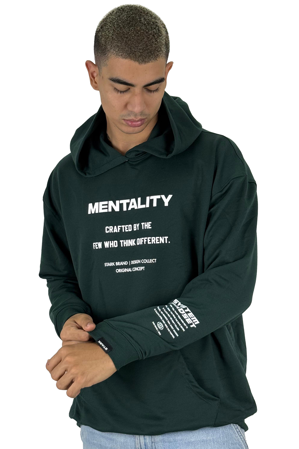 Buzo Capucha Verde Mentality