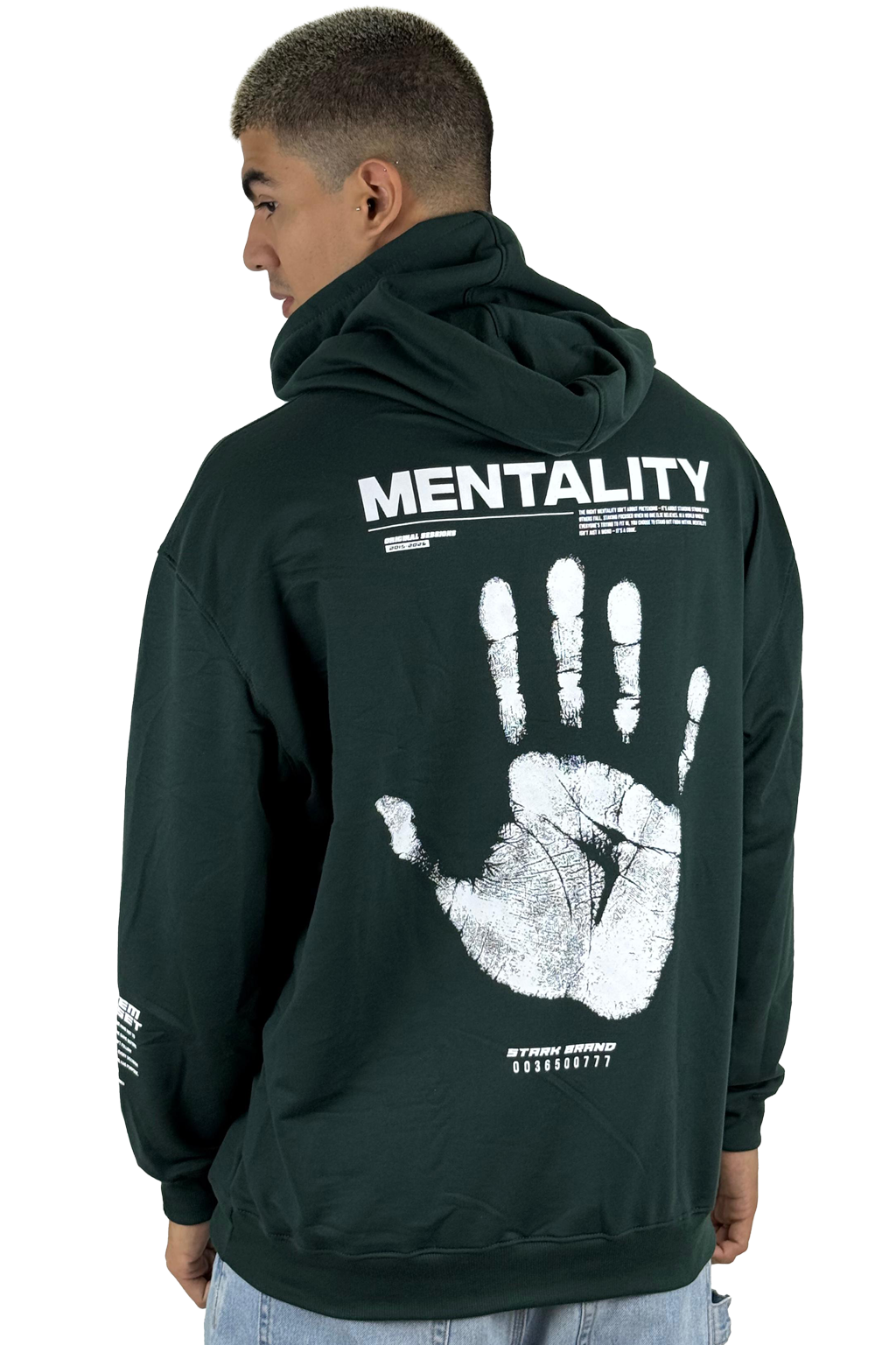 Buzo Capucha Verde Mentality