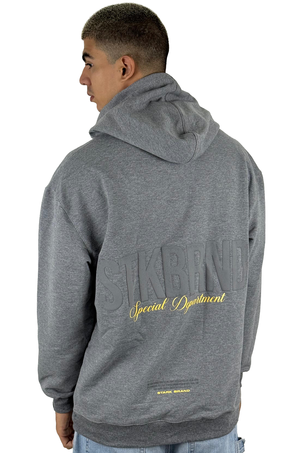 Buzo Capucha Gris Thunderbolt