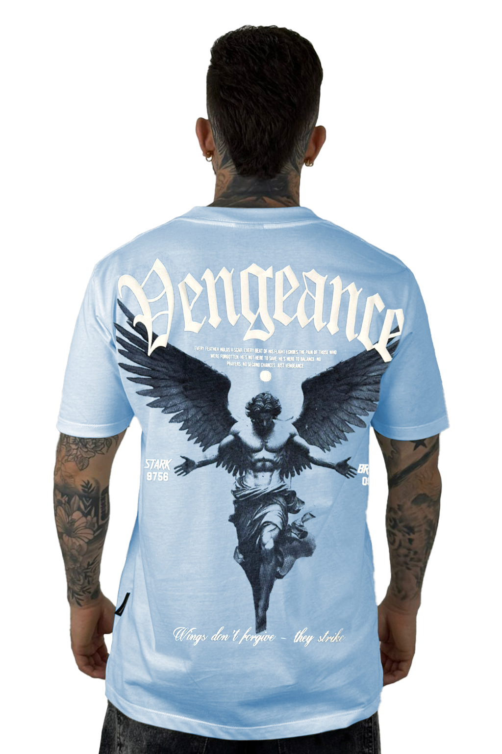 Camiseta Azul Vengeance Alto Gramaje