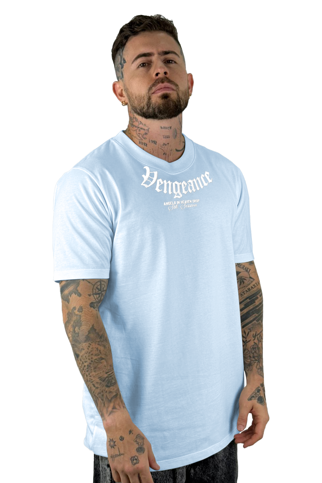 Camiseta Azul Vengeance Alto Gramaje