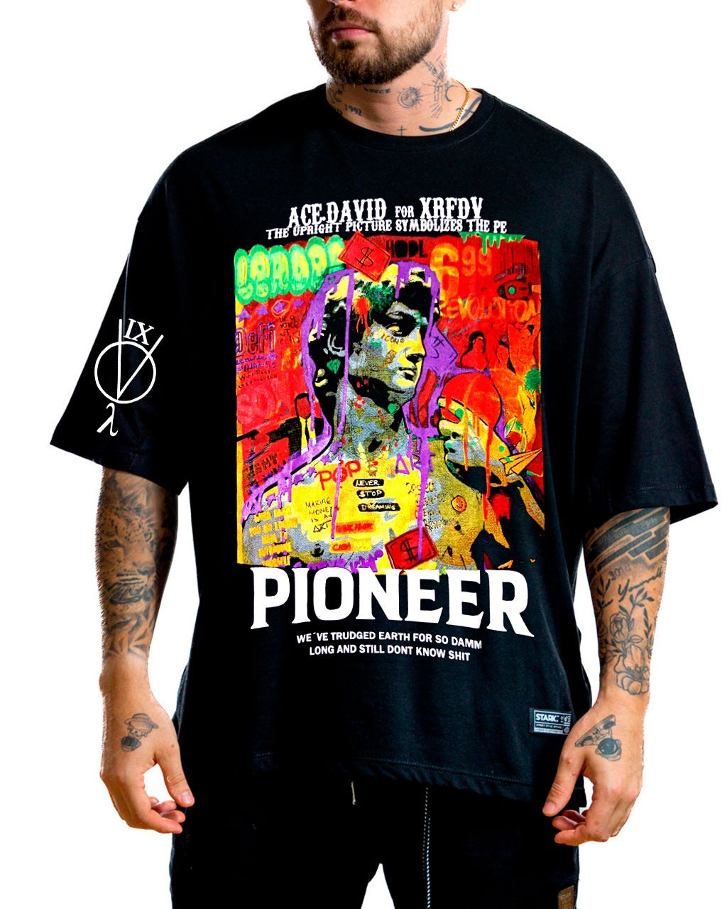 Oversize negro graffity david