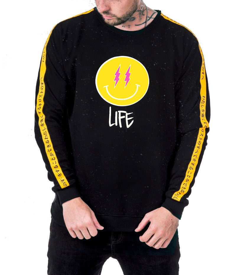 Buzo Cara life Negro