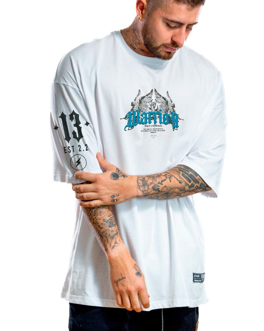 Oversize blanco warrior