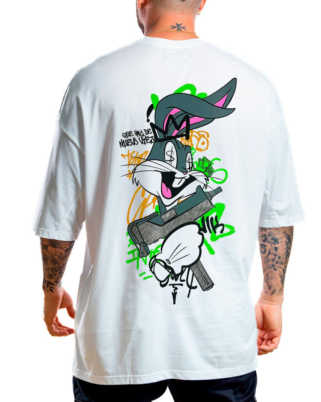 Oversize Blanca Bugs Armado