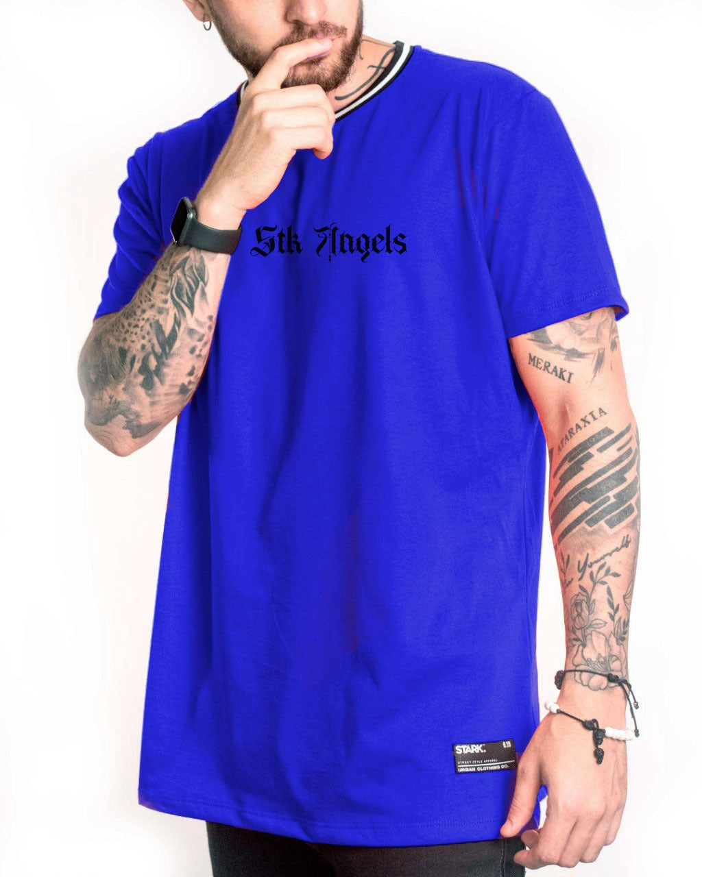 Camiseta azul stk angels