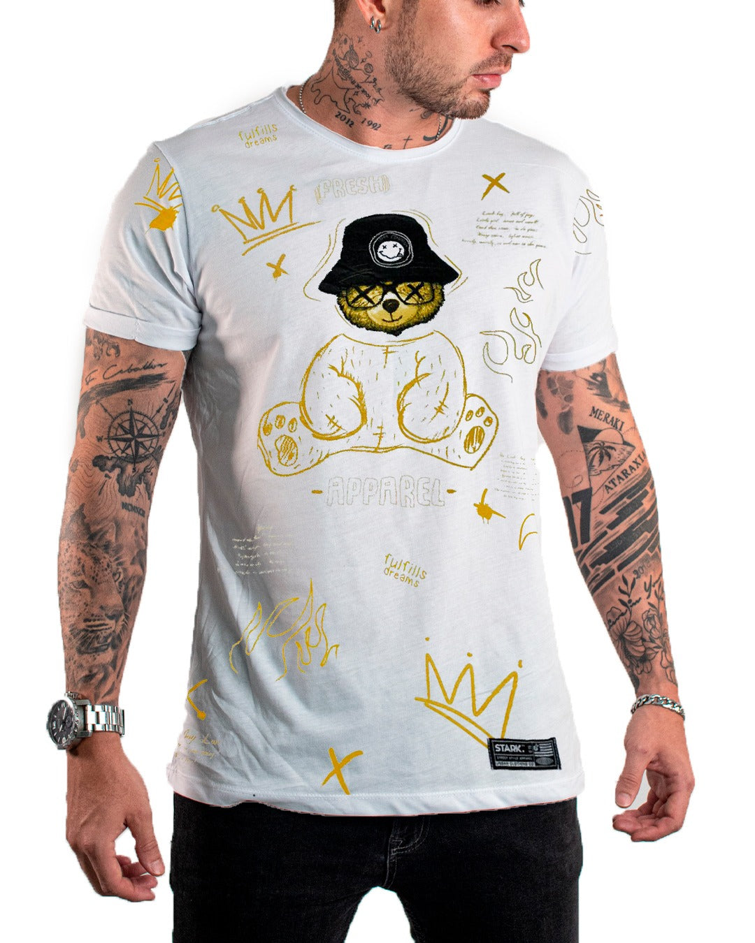 Camiseta Blanca Appareal Oso