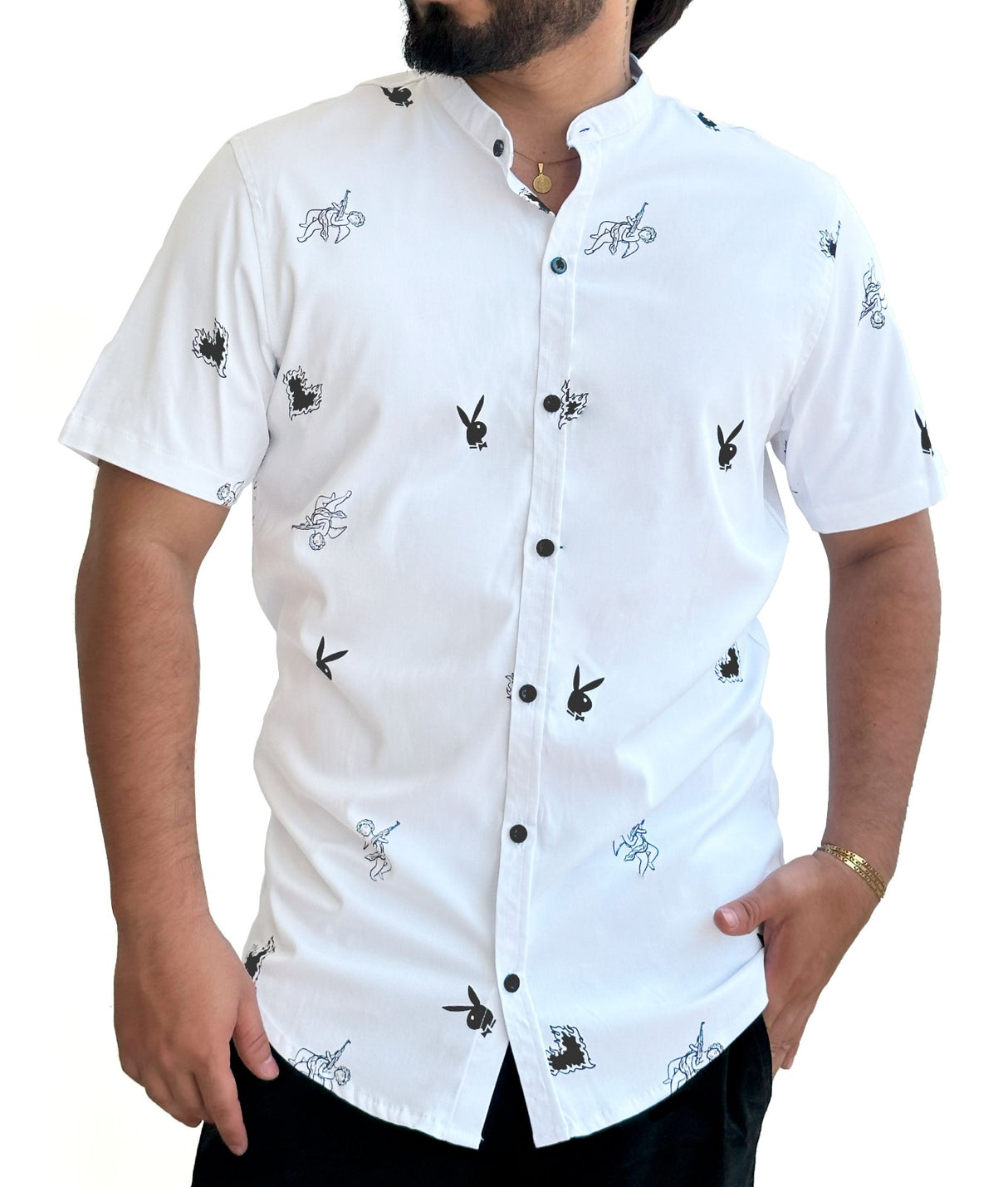 Camisa Blanca Play Boy