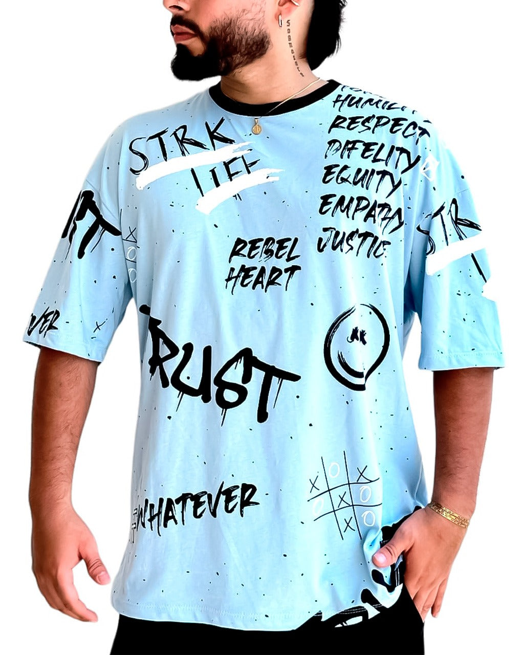 Oversize Cielo trust rib negro