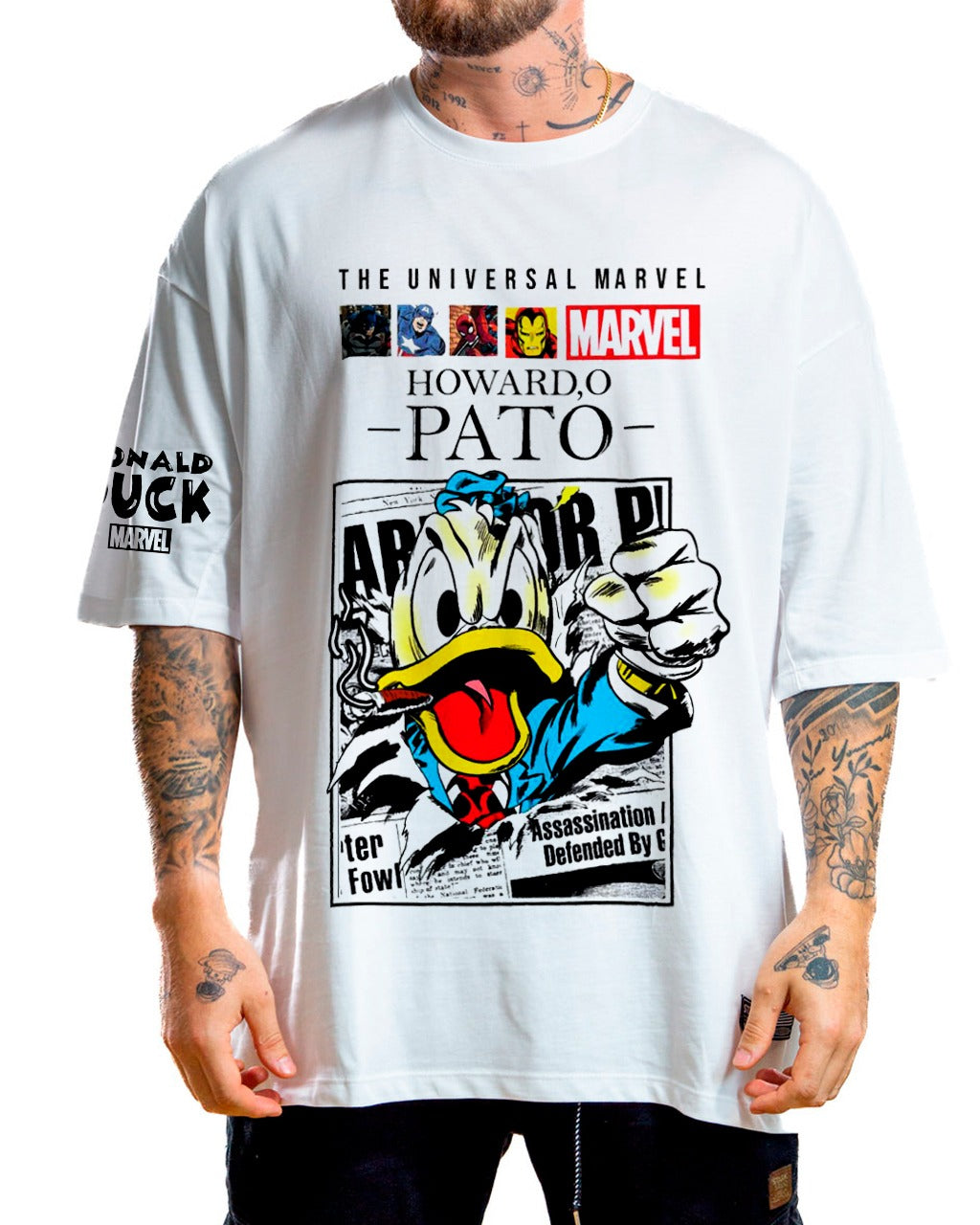 Oversize blanco Howard,o Duck