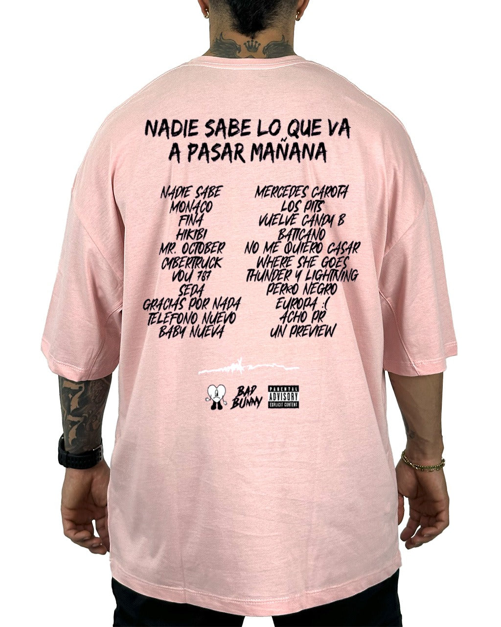 Oversize rosado bad bunny