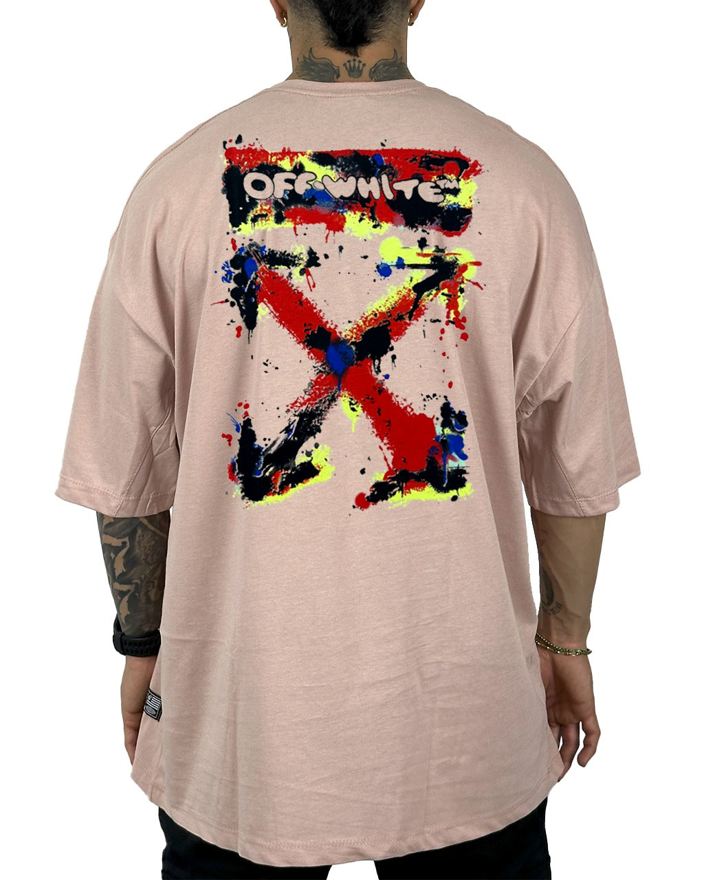 Oversize beige off colors