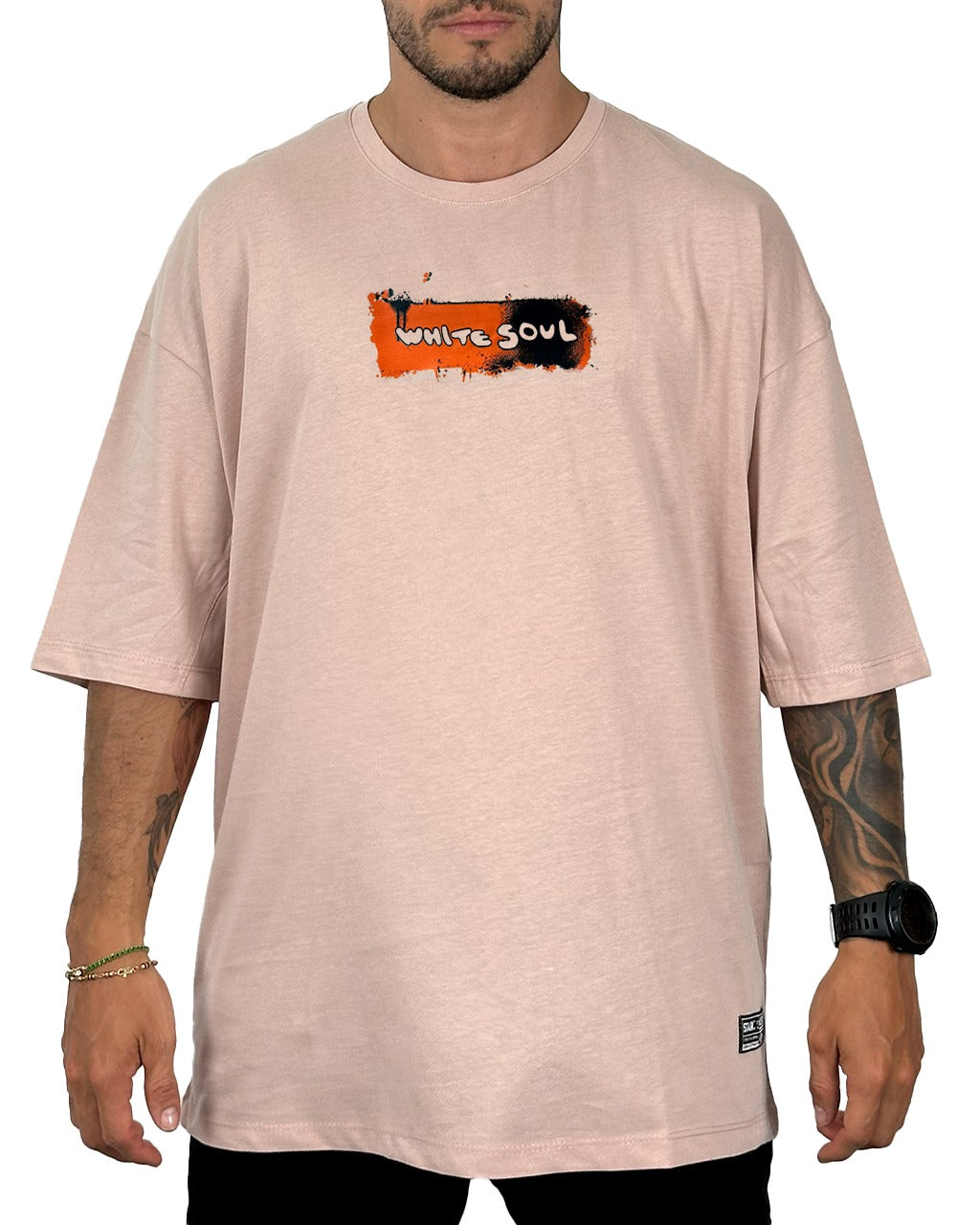 Oversize beige off colors