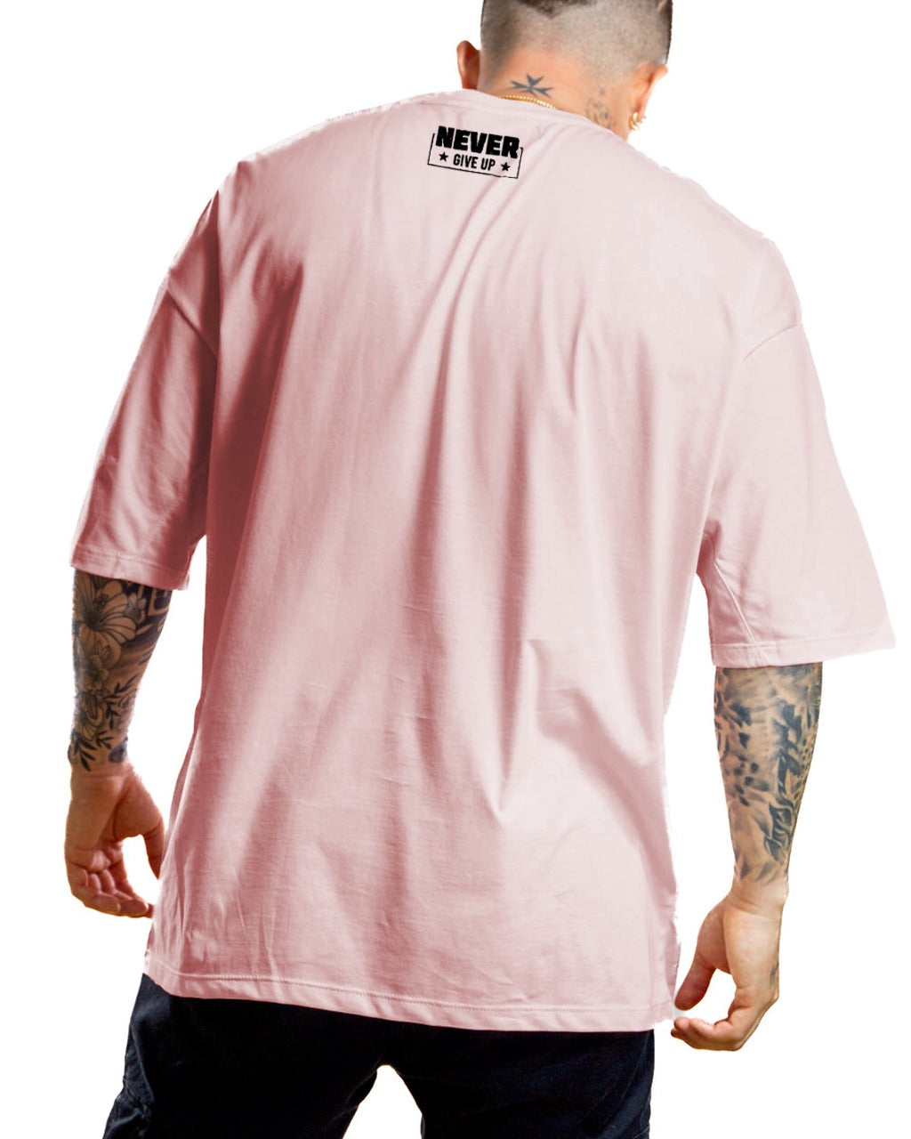 Oversize rosada never lost