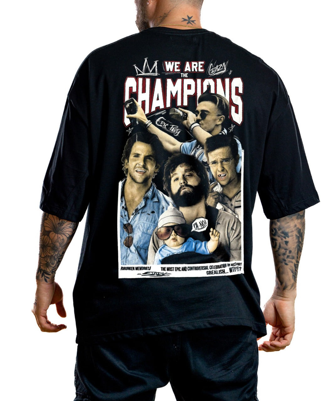 Oversize Negra hangover champions