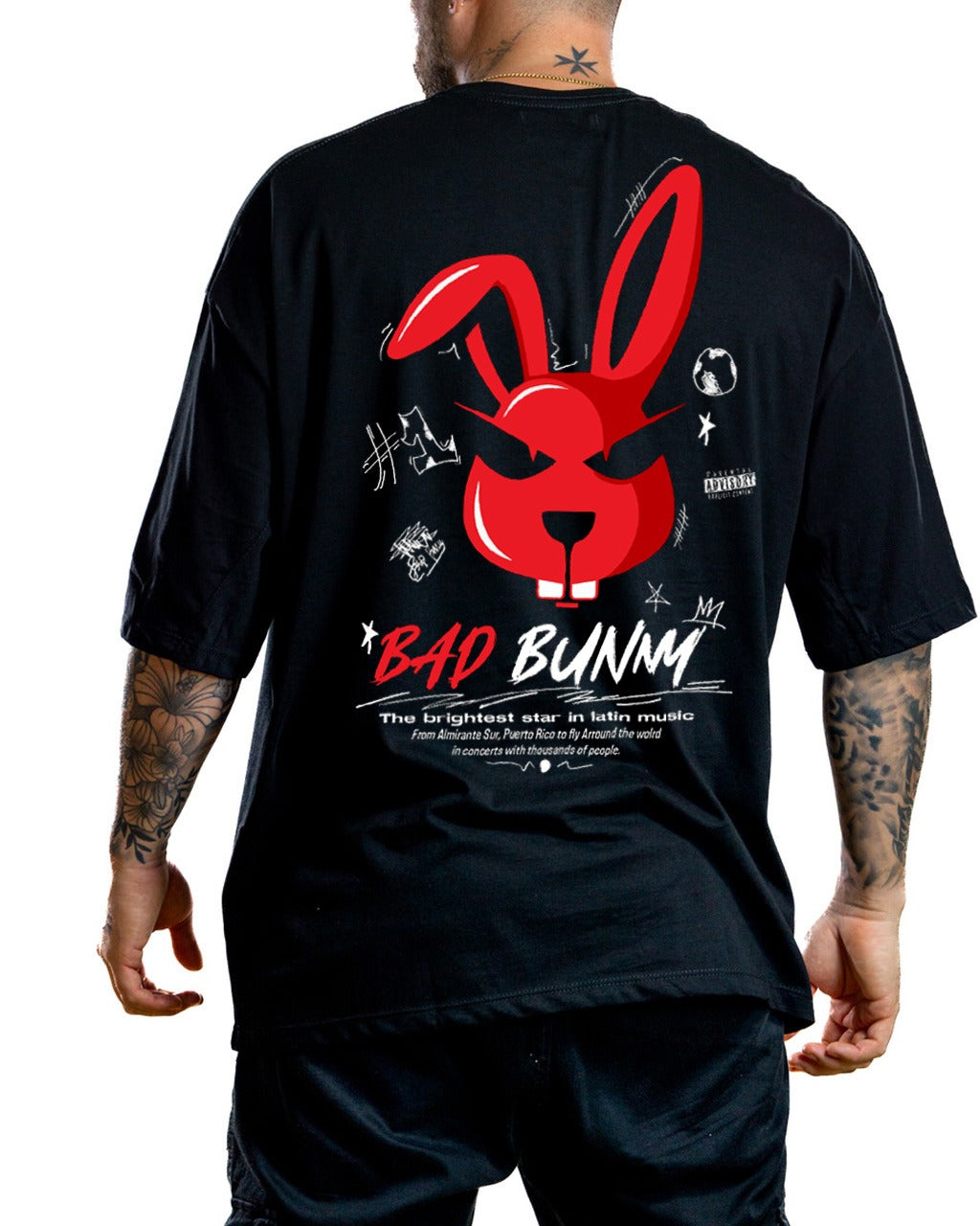 Oversize negra bad bunny
