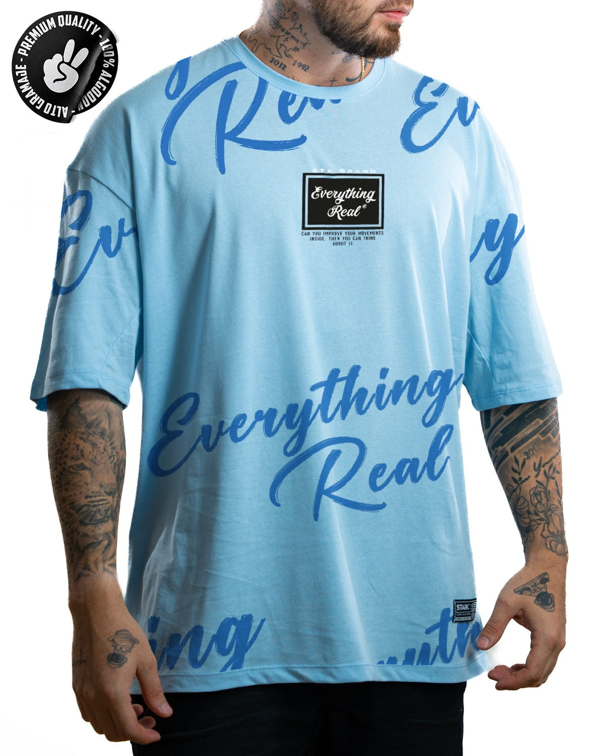 Oversize Cielo real alto gramaje