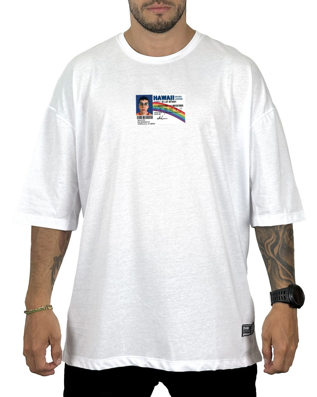 Oversize blanca american pie