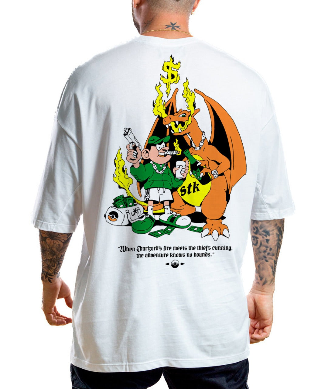 Oversize blanca pokemon