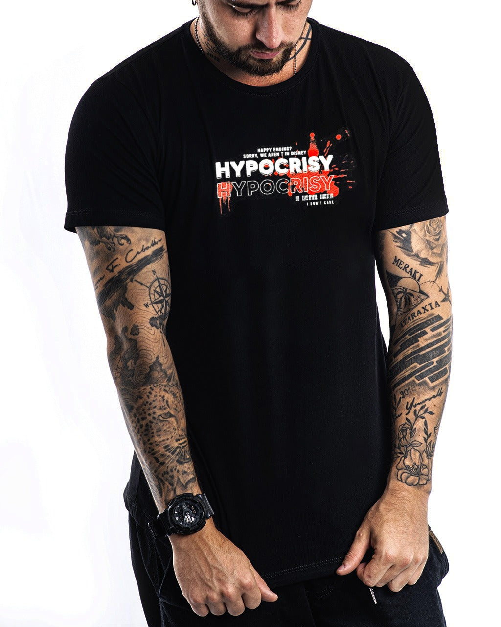 Camiseta negra Hipocrisy
