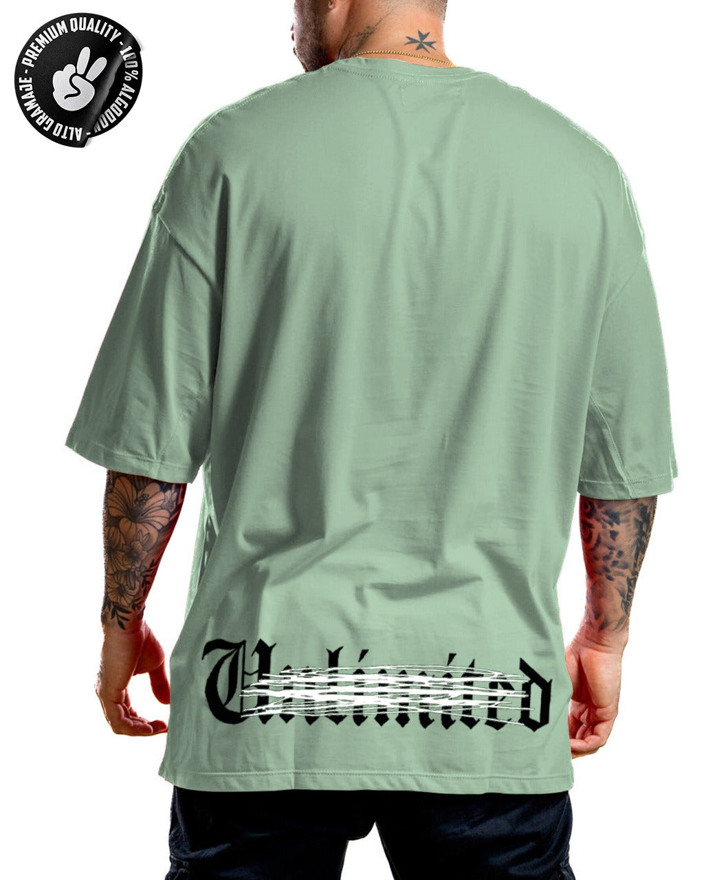 Oversize verde unlimited Alto Gramaje