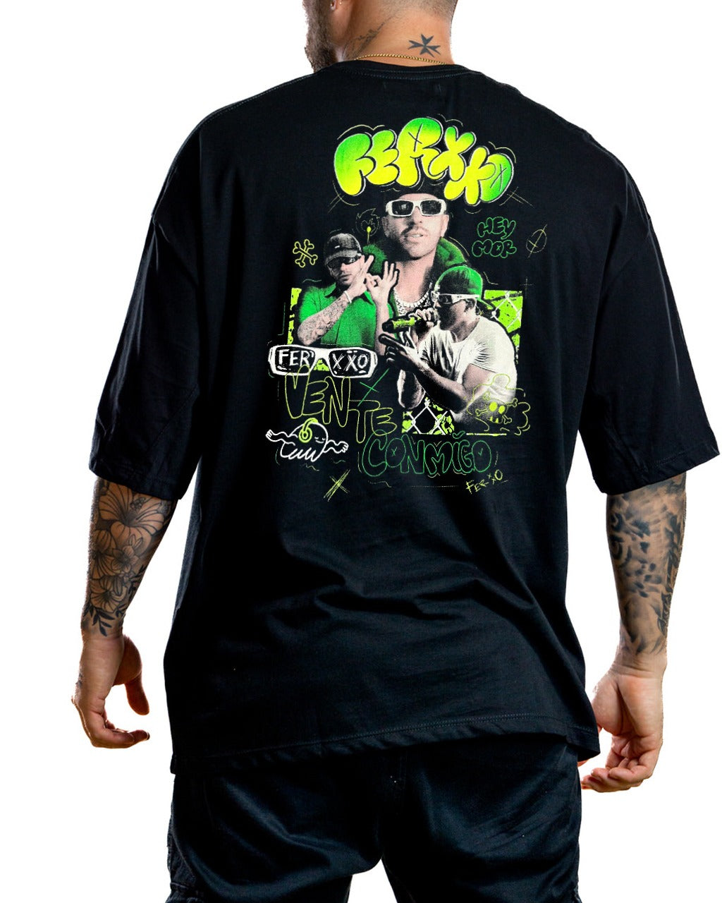 Oversize negro ferxxo neon
