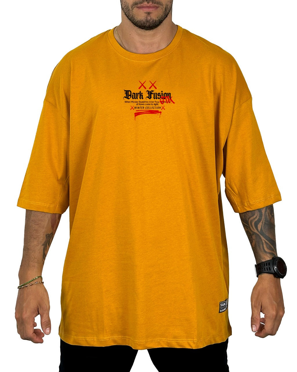 Oversize mostaza dark fusion