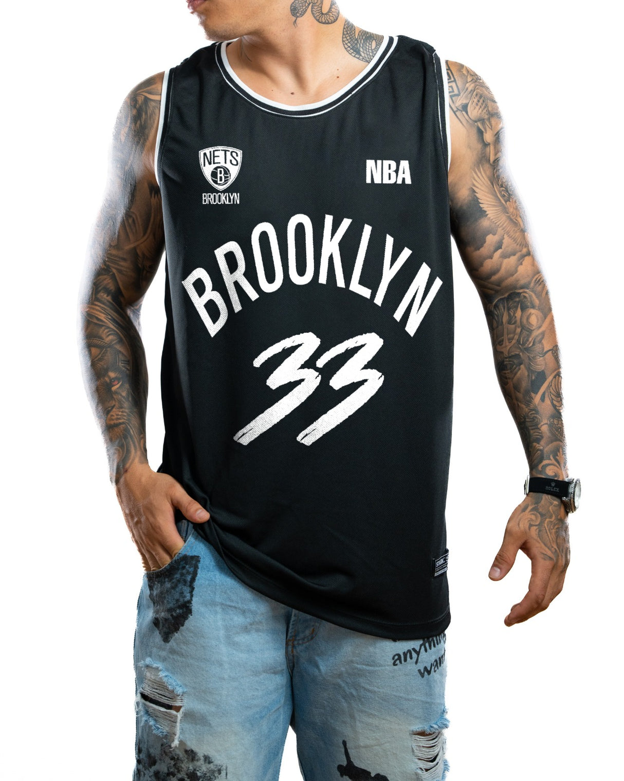 Camisilla Negra Brooklyn 33