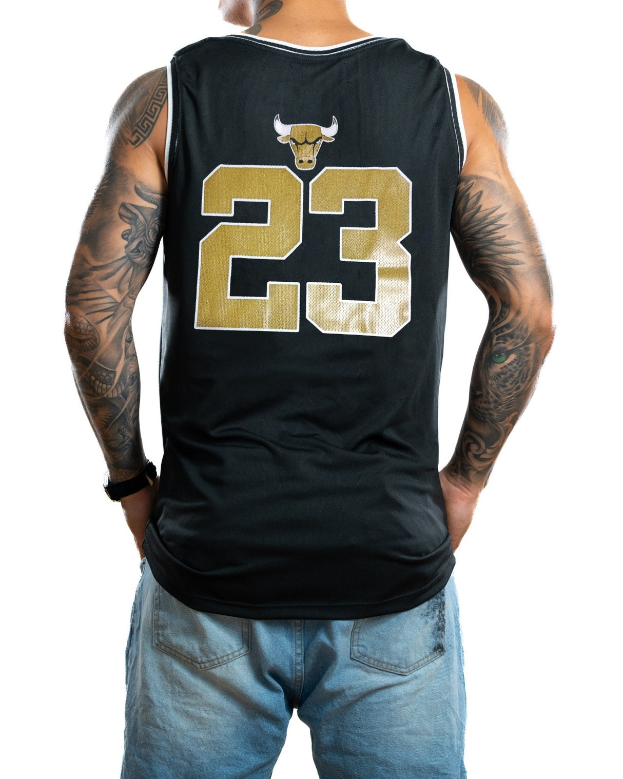 Camisilla Negra Chicago Bulls 23