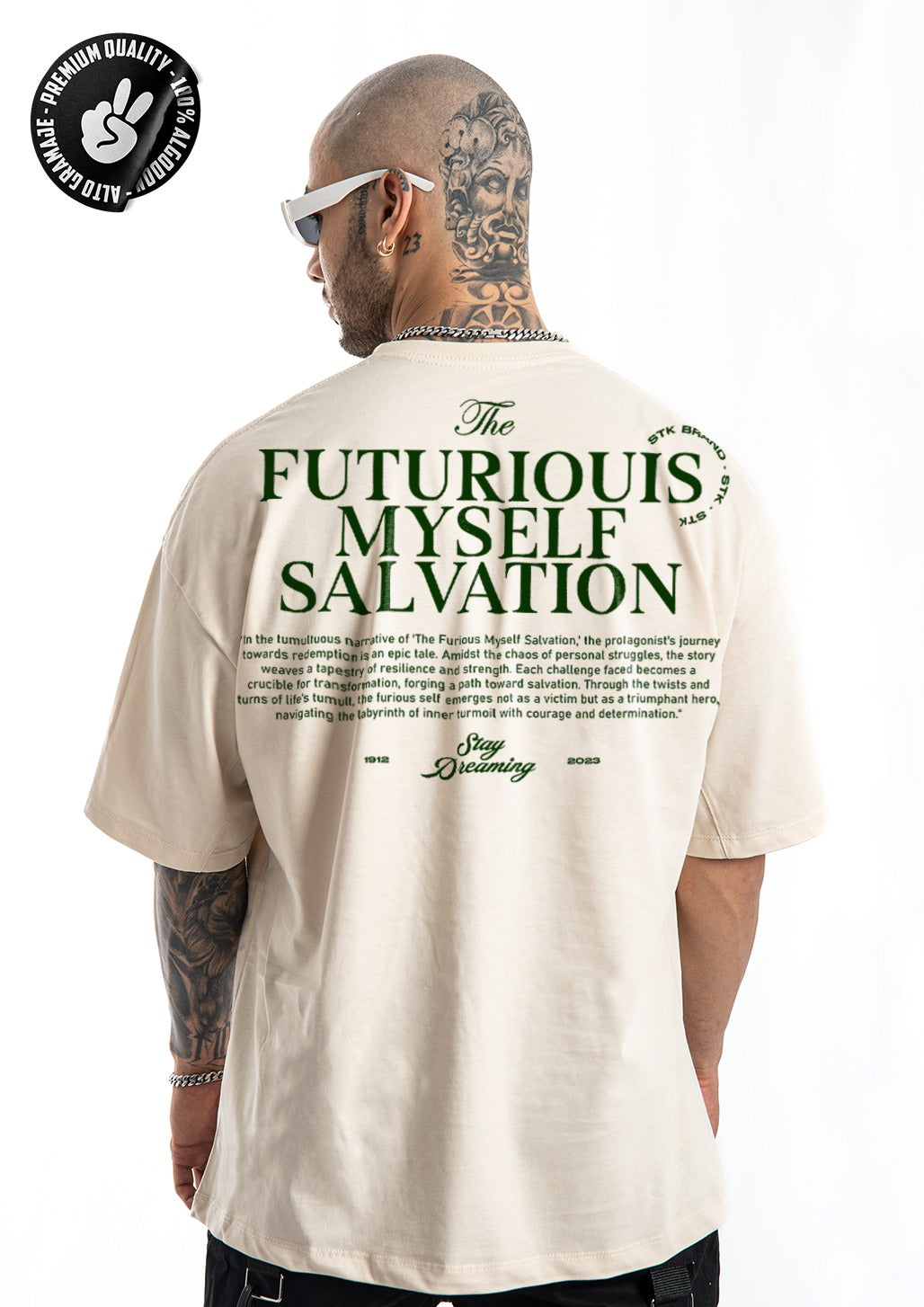 Oversize Beige Stay Dreaming Alto Gramaje