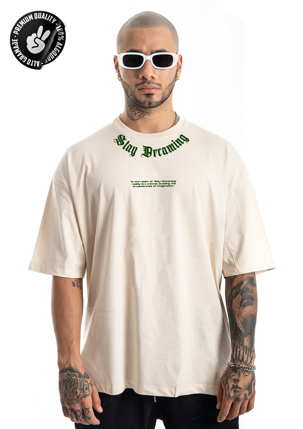 Oversize Beige Stay Dreaming Alto Gramaje