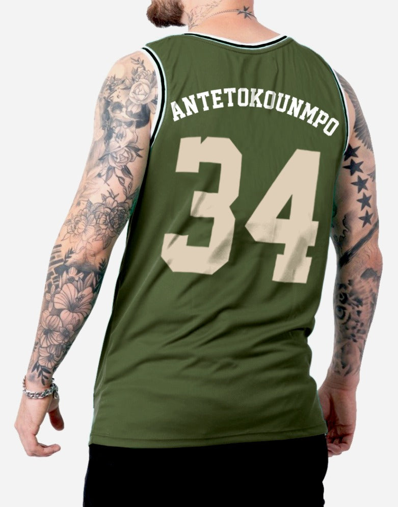 Camisilla Verde ANTETOKOUNMPO
